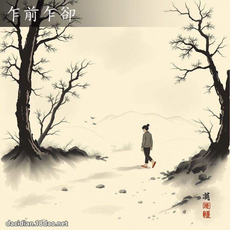 乍前乍却 配图