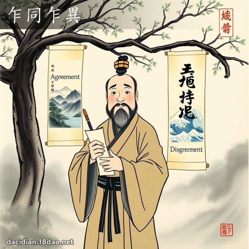 乍同乍异 配图