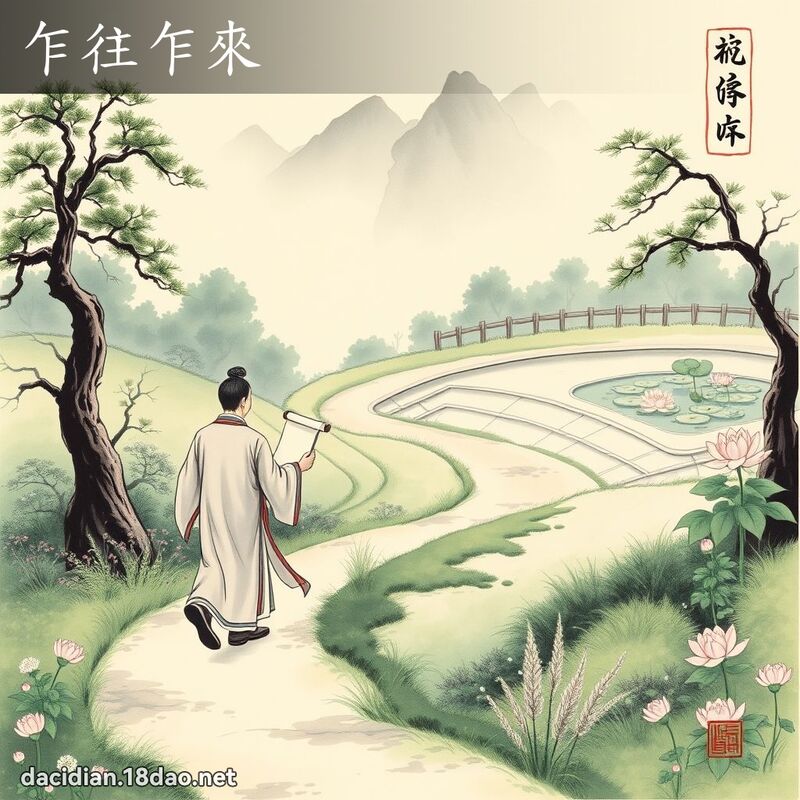 乍往乍来 配图