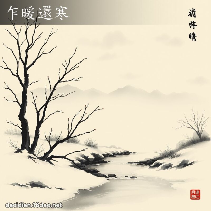 乍暖还寒 配图