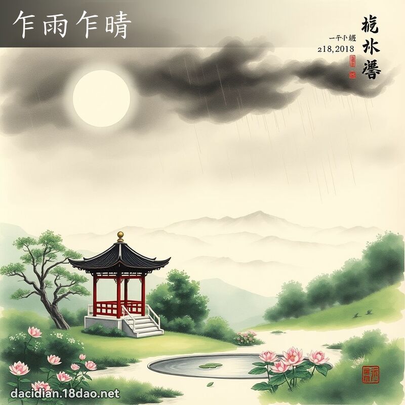 乍雨乍晴 配图