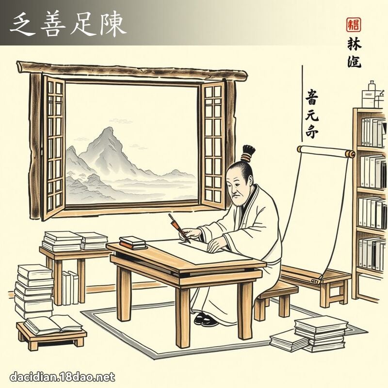 乏善足陈 配图