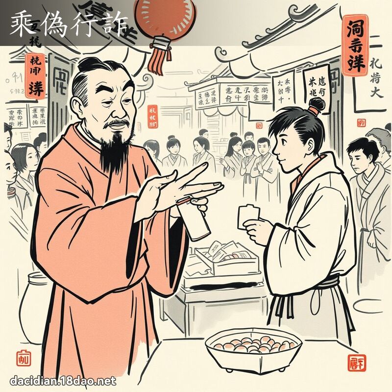 乘偽行诈 配图