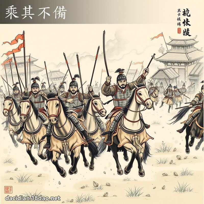 乘其不备 配图