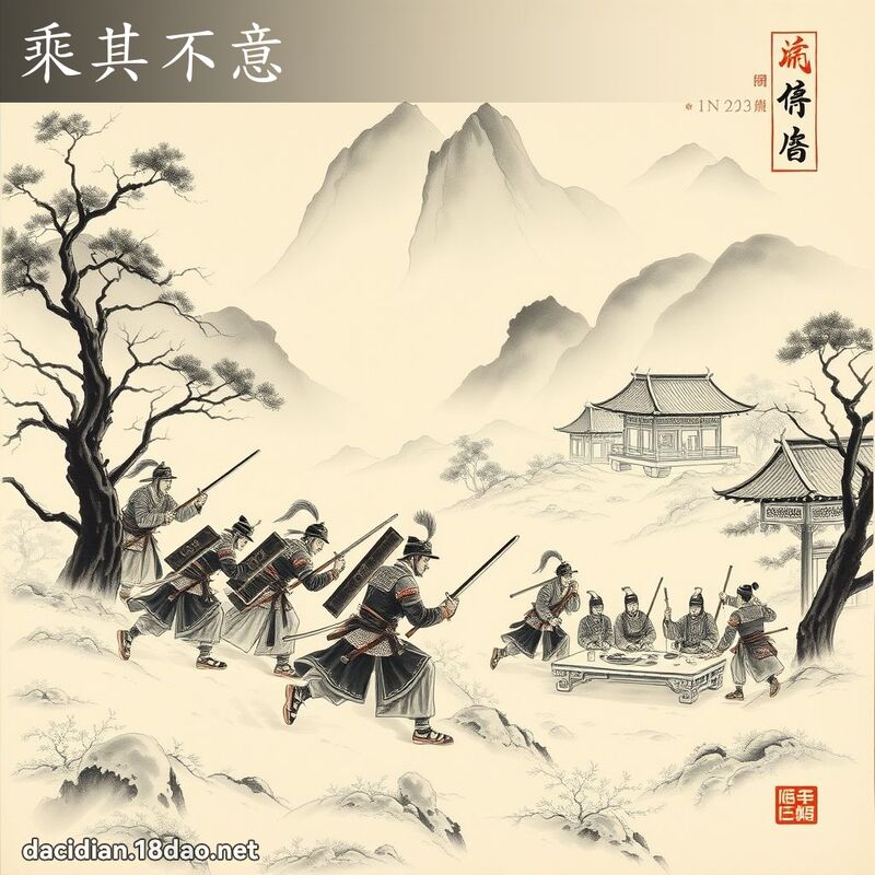 乘其不意 配图