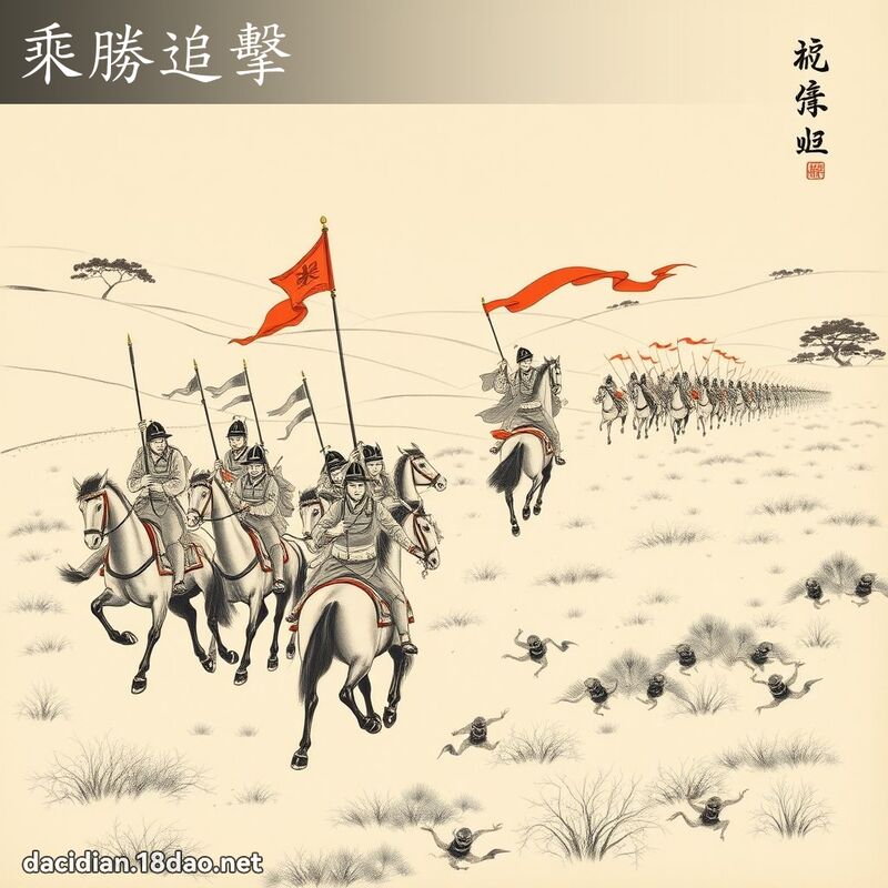 乘胜追击 配图
