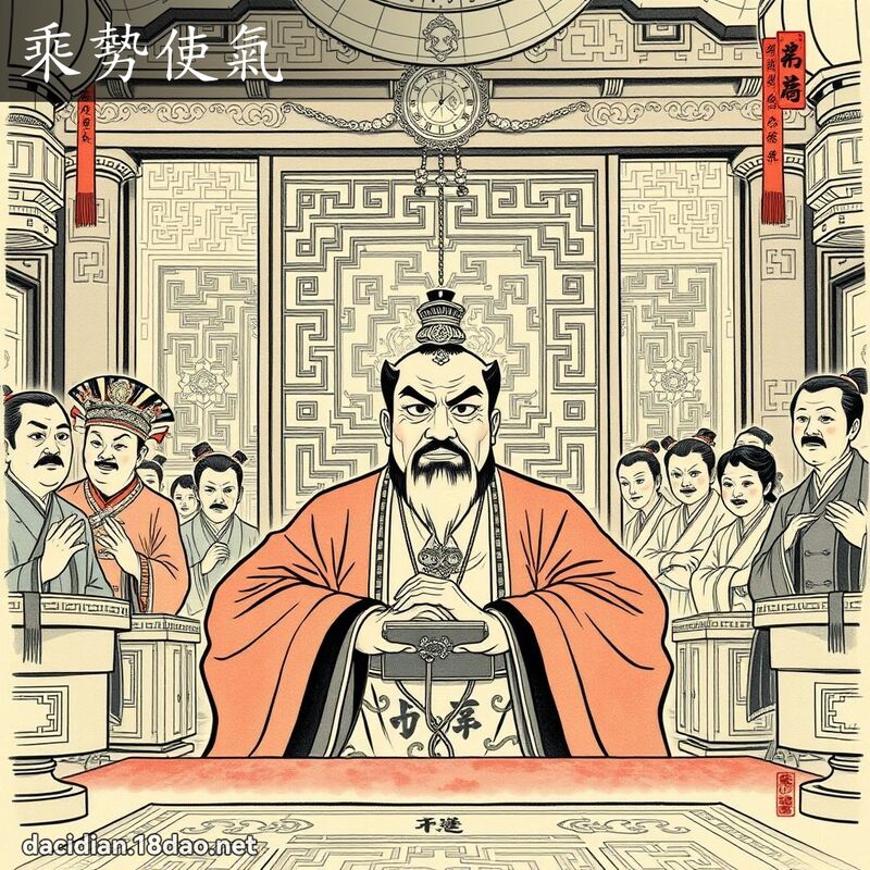 乘势使气 配图