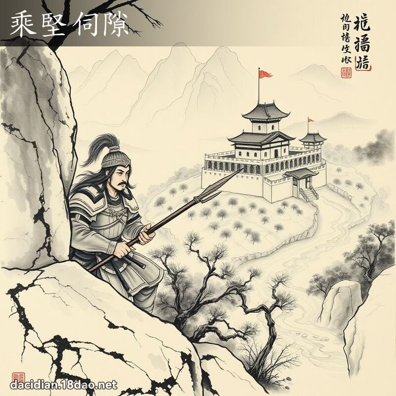 乘坚伺隙 配图