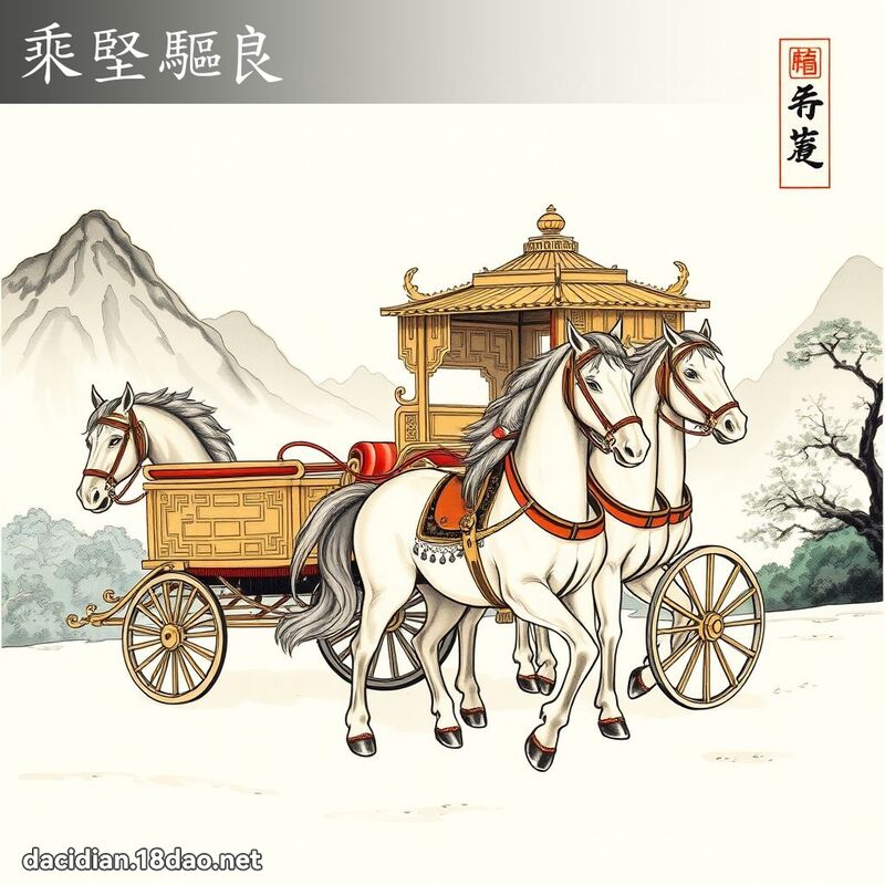 乘坚驱良 配图