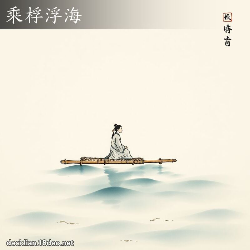 乘桴浮海 配图