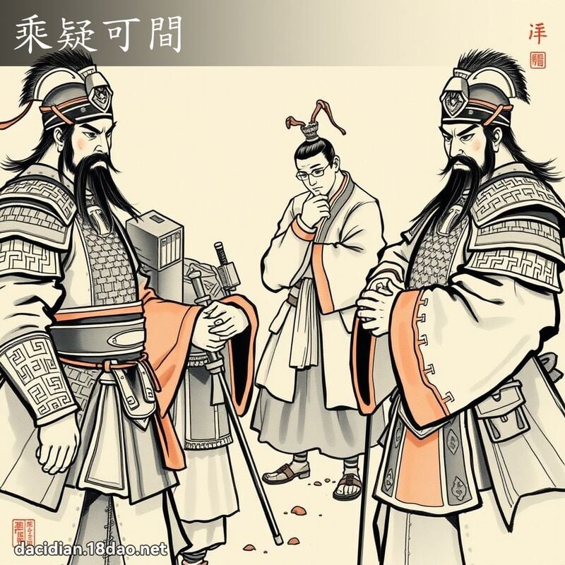 乘疑可间 配图