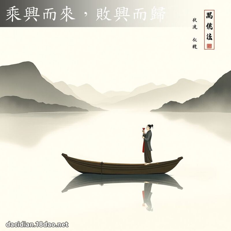 乘兴而来,败兴而归 配图