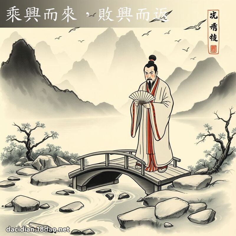 乘兴而来,败兴而返 配图