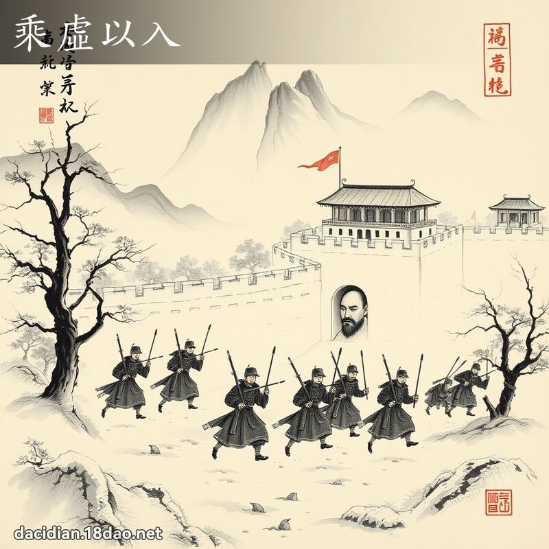 乘虚以入 配图