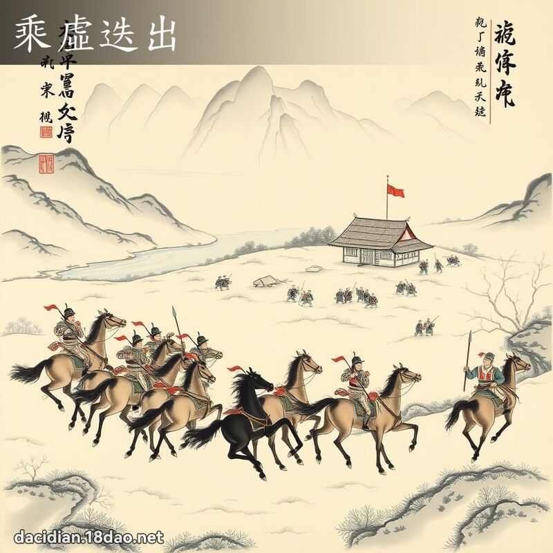 乘虚迭出 配图