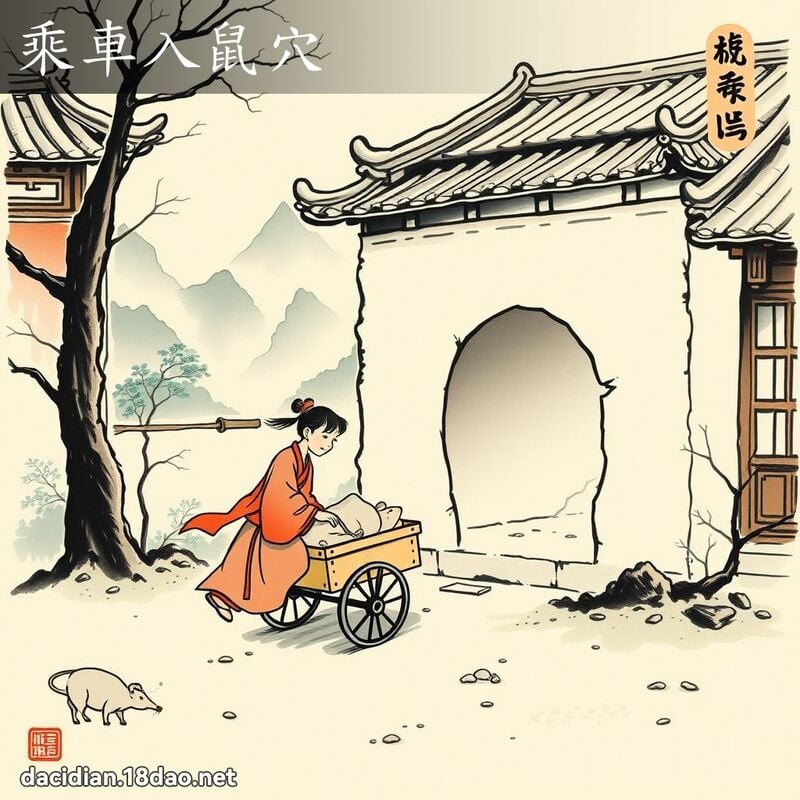 乘车入鼠穴 配图