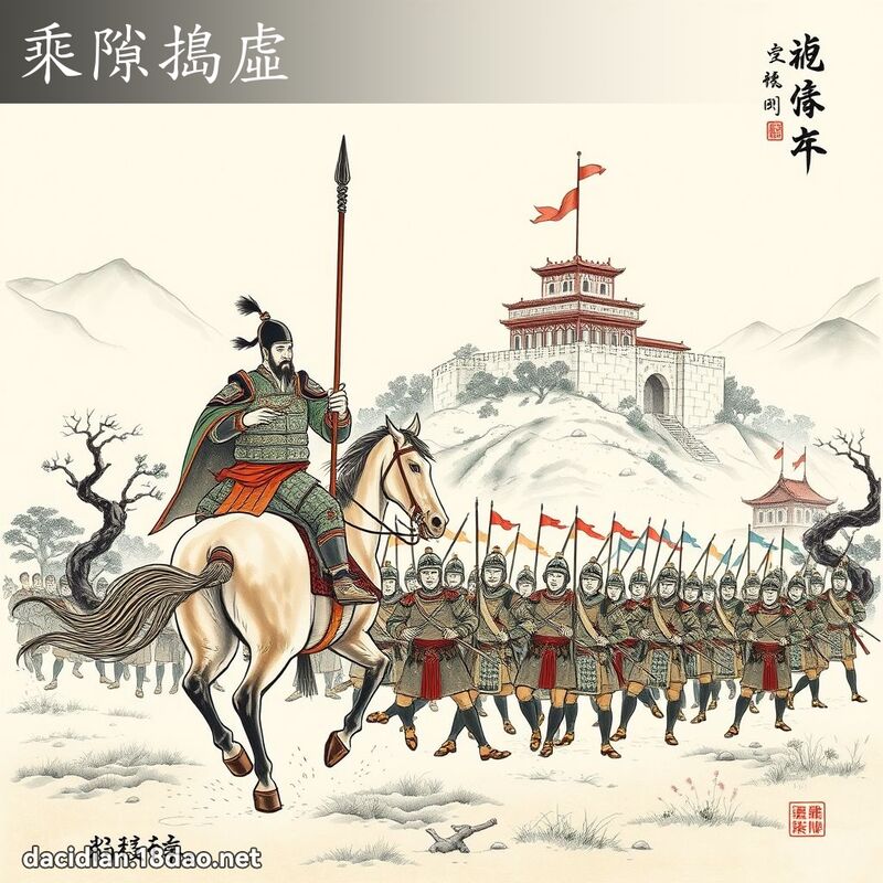 乘隙捣虚 配图