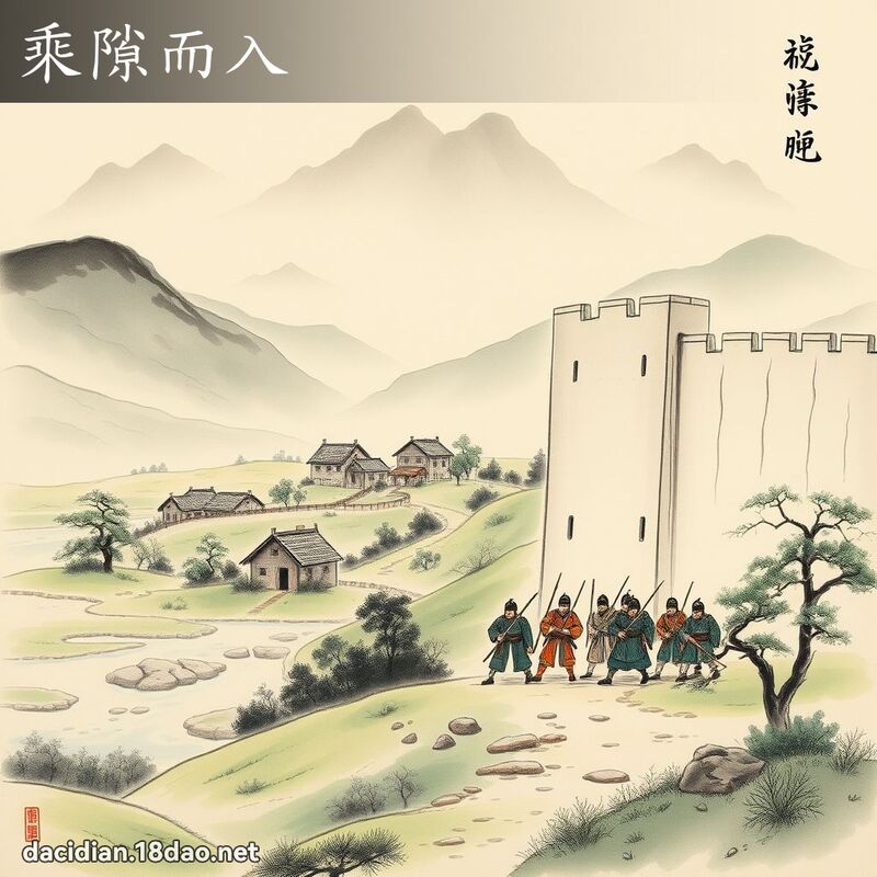 乘隙而入 配图
