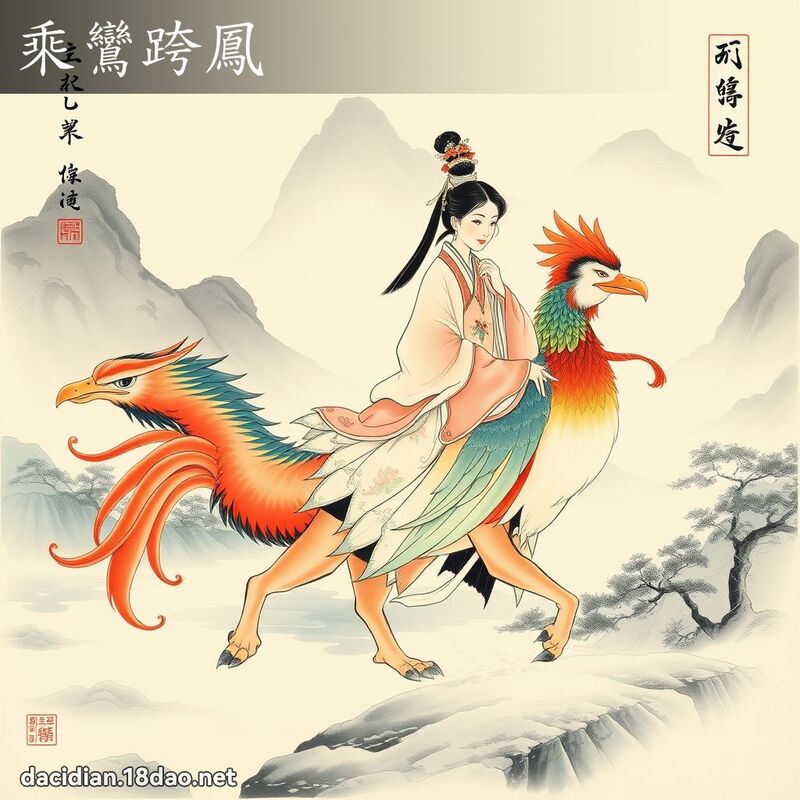 乘鸾跨凤 配图