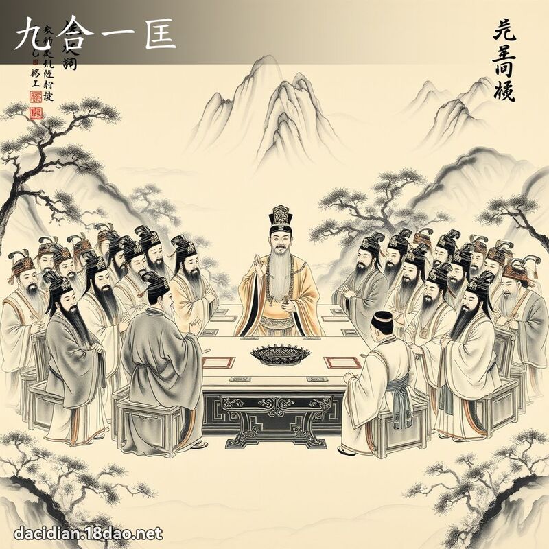 九合一匡 配图