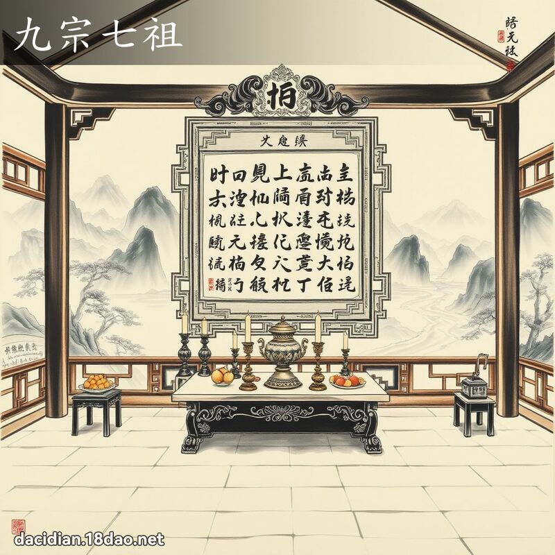 九宗七祖 配图