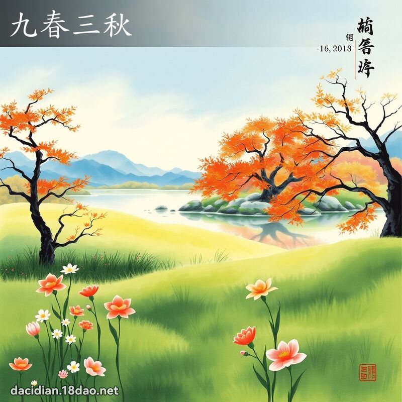 九春三秋 配图