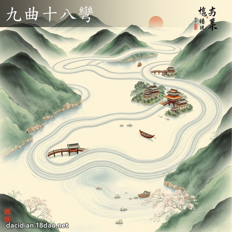 九曲十八弯 配图
