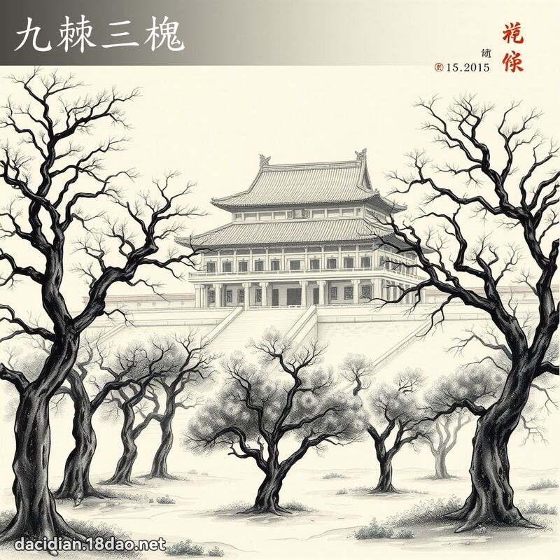 九棘三槐 配图