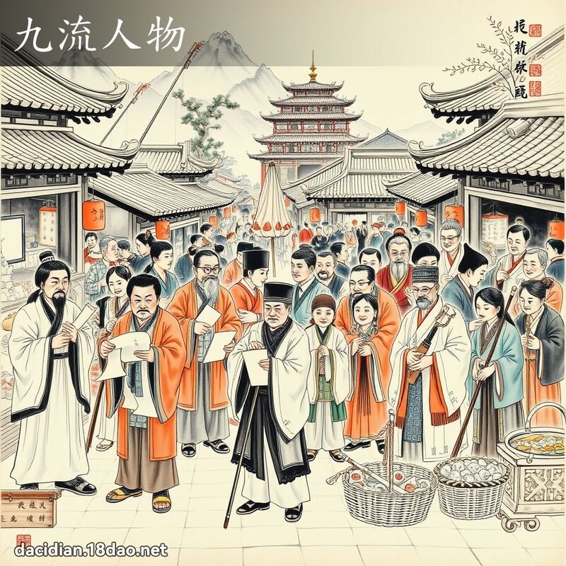 九流人物 配图