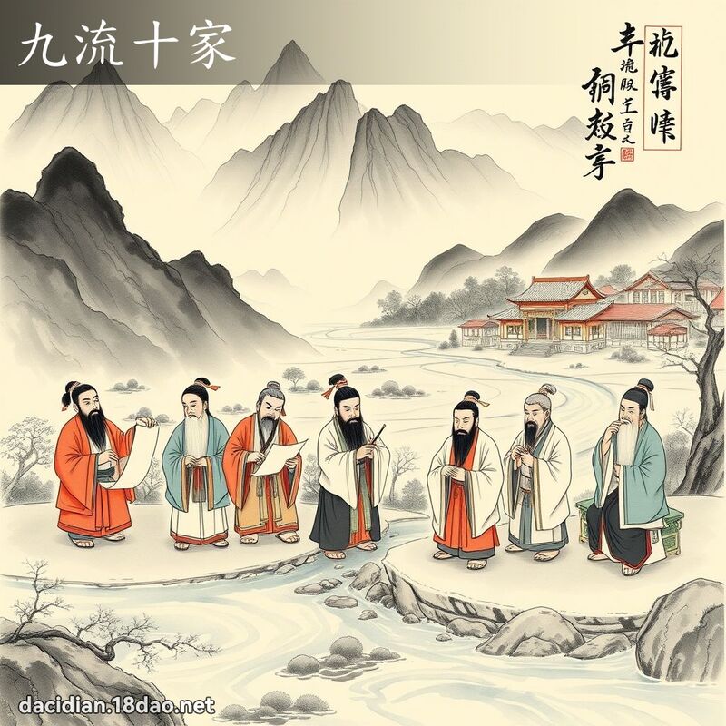 九流十家 配图