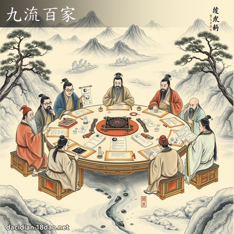 九流百家 配图
