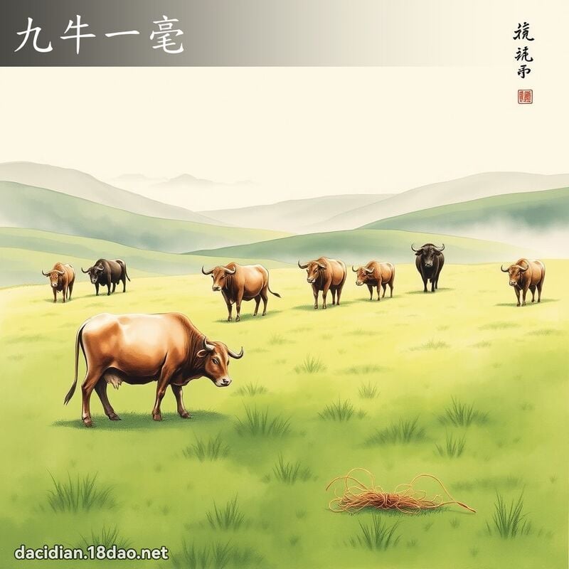 九牛一毫 配图