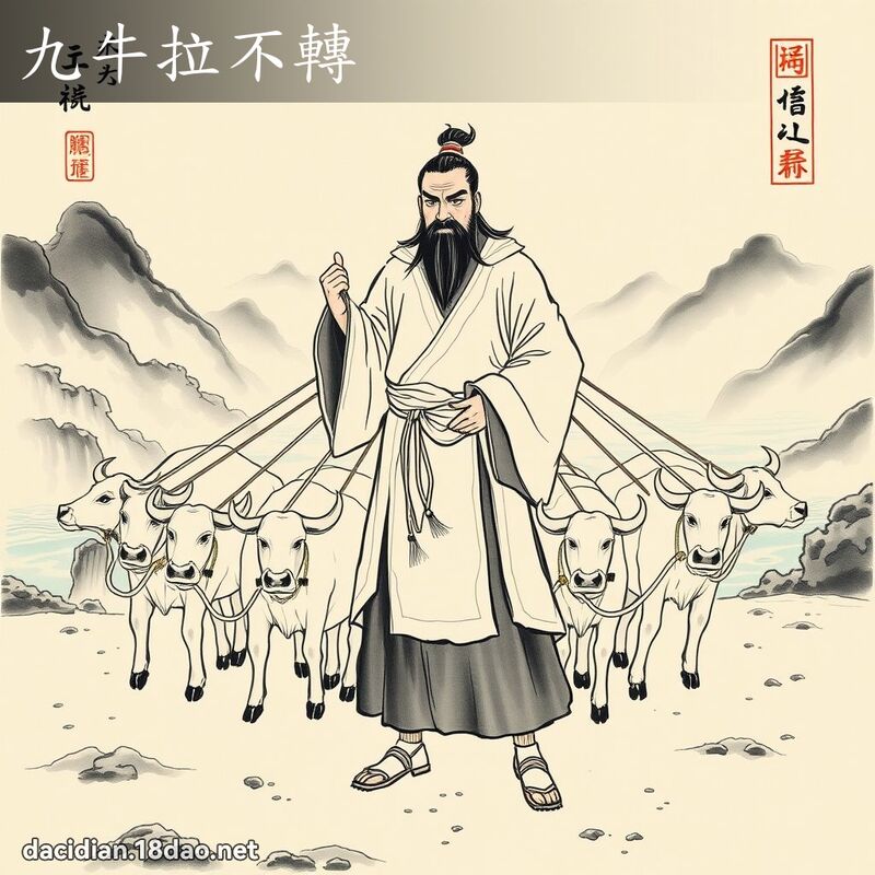 九牛拉不转 配图