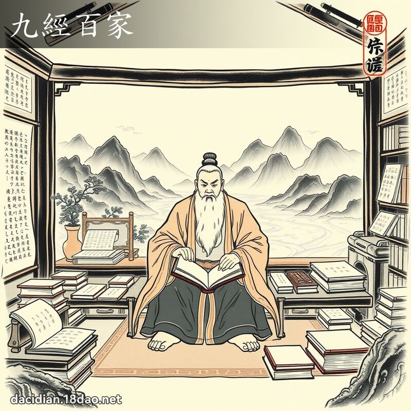 九经百家 配图