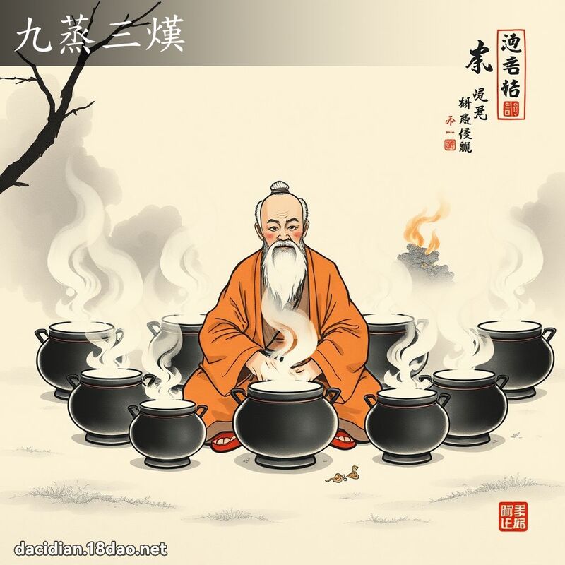 九蒸三熯 配图