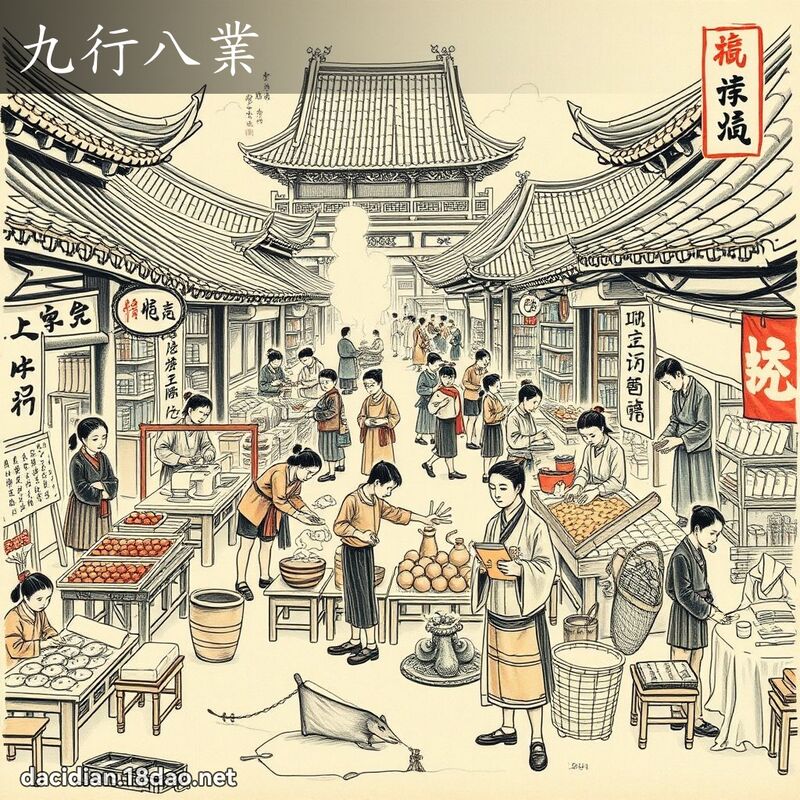 九行八业 配图