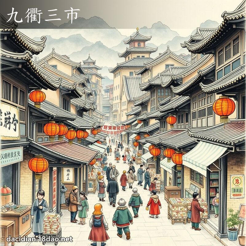 九衢三市 配图
