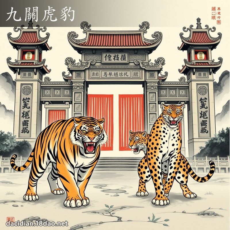 九关虎豹 配图