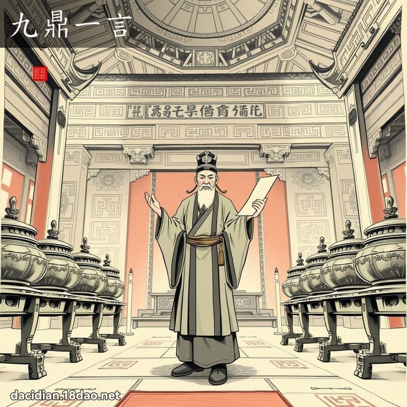 九鼎一言 配图