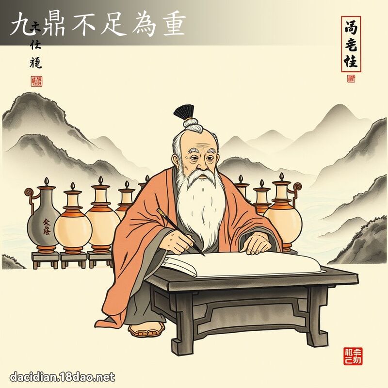 九鼎不足为重 配图
