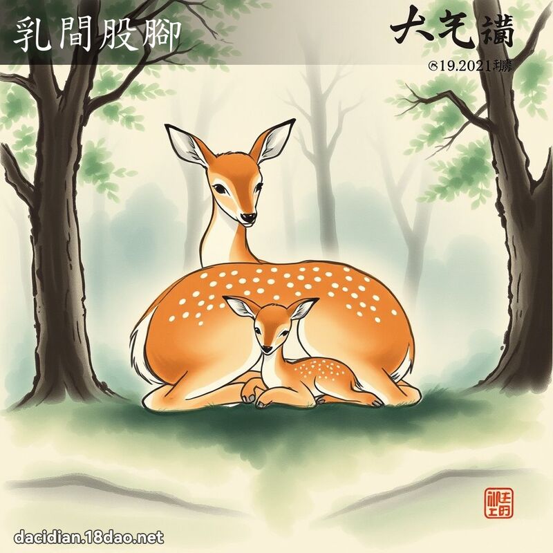 乳间股脚 配图