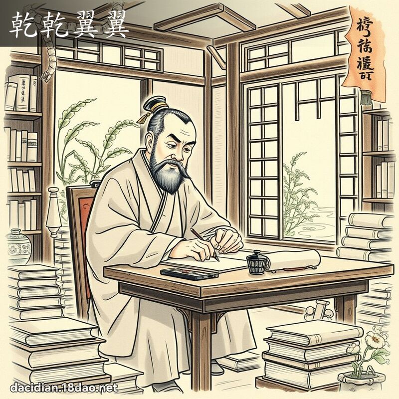 干干翼翼 配图