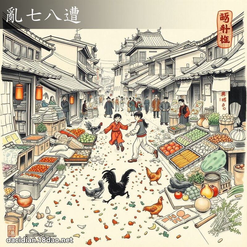 乱七八遭 配图