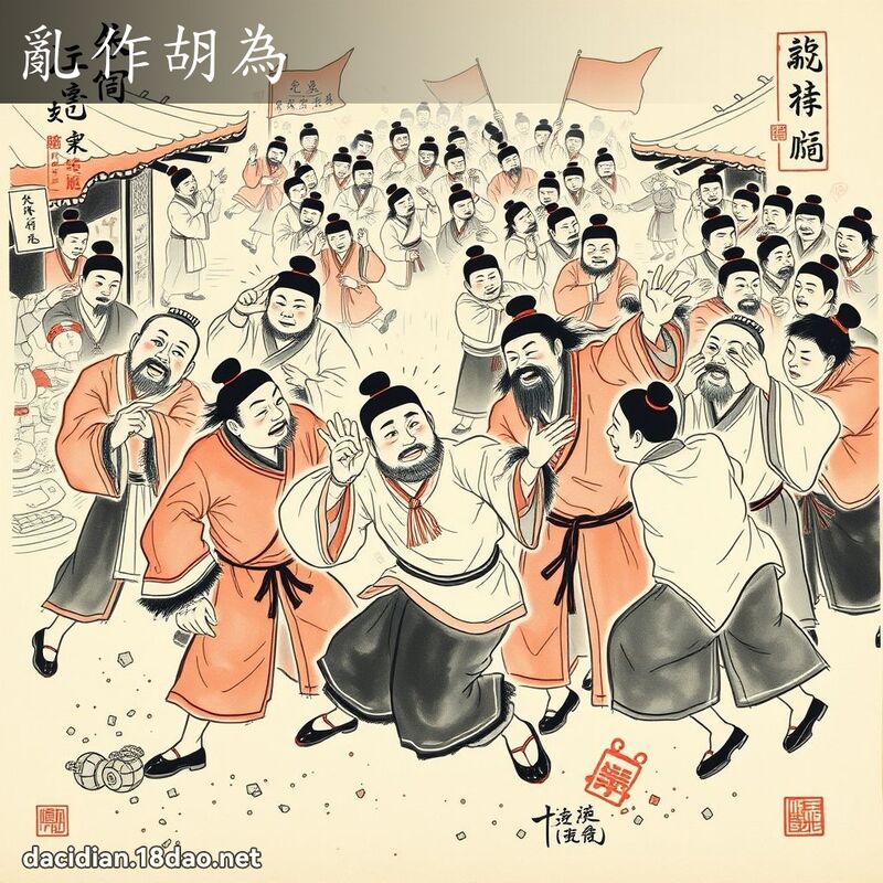 乱作胡为 配图