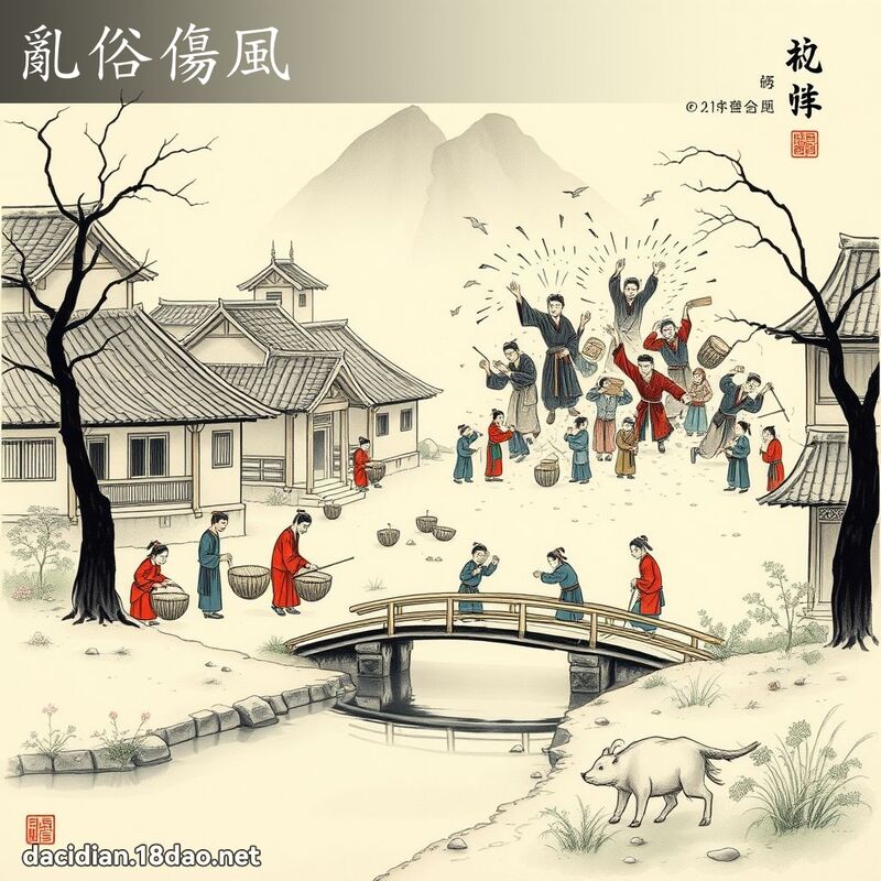 乱俗伤风 配图