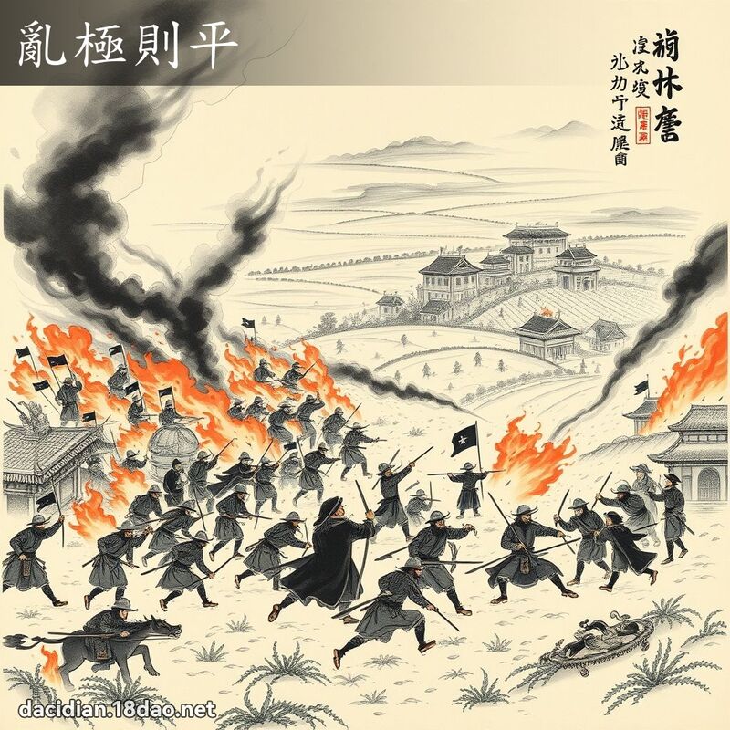 乱极则平 配图