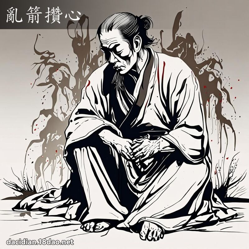 乱箭攒心 配图