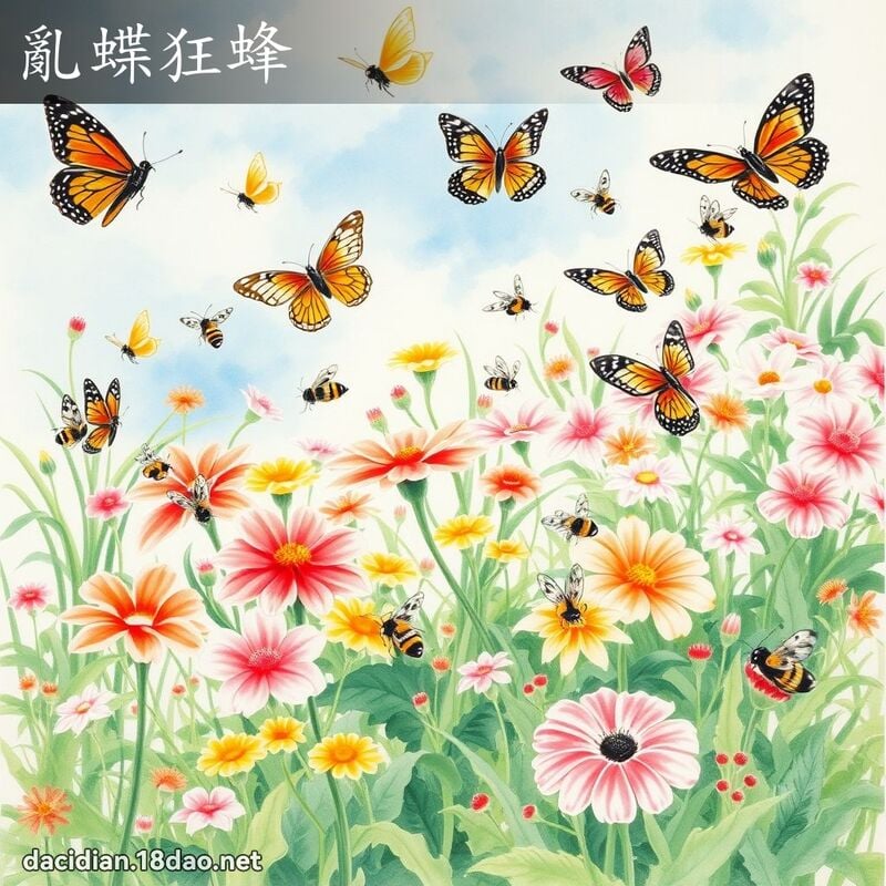 乱蝶狂蜂 配图