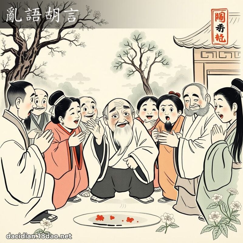 乱语胡言 配图