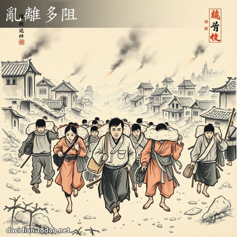 乱离多阻 配图
